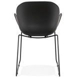 Design Stoel ROXAN Zwart-Zwart