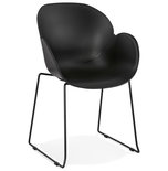 Design Stoel ROXAN Zwart-Zwart