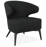 Fauteuil MISSY Zwart-Zwart