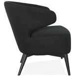 Fauteuil MISSY Zwart-Zwart