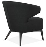Fauteuil MISSY Zwart-Zwart