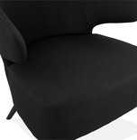 Fauteuil MISSY Zwart-Zwart
