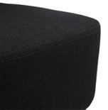 Fauteuil MISSY Zwart-Zwart