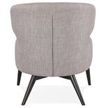 Fauteuil MISSY Grijs-Zwart