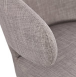 Fauteuil MISSY Grijs-Zwart