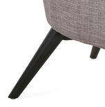 Fauteuil MISSY Grijs-Zwart