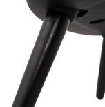 Fauteuil KAJOL Zwart-Donkergrijs