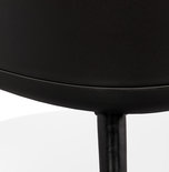Fauteuil KAJOL Zwart-Donkergrijs