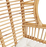 Fauteuil LOVIDOVI Naturel-Zwart