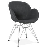 Design Stoel ALIX Donkergrijs