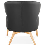 Design Stoel MICHEL Zwart-Naturel