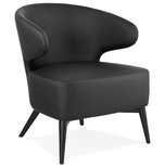 Design Stoel MICHEL Zwart-Zwart