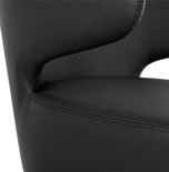 Design Stoel MICHEL Zwart-Zwart