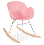Schommelstoel KNEBEL Roze