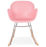 Schommelstoel KNEBEL Roze
