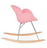 Schommelstoel KNEBEL Roze