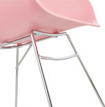 Schommelstoel KNEBEL Roze
