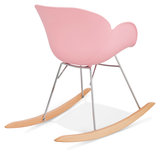 Schommelstoel KNEBEL Roze