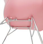 Schommelstoel KNEBEL Roze