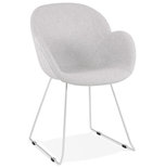Design Stoel TEXINA Lichtgrijs