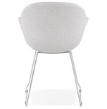 Design Stoel TEXINA Lichtgrijs