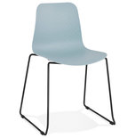 Eetkamerstoel BEE Blauw-Zwart