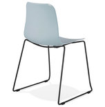 Eetkamerstoel BEE Blauw-Zwart