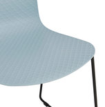 Eetkamerstoel BEE Blauw-Zwart