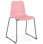 Eetkamerstoel BEE Roze-Zwart