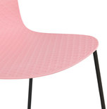 Eetkamerstoel BEE Roze-Zwart