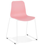 Eetkamerstoel BEE Roze-Wit