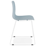 Eetkamerstoel BEE Blauw-Wit