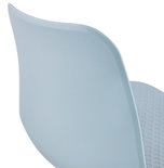 Eetkamerstoel BEE Blauw-Wit