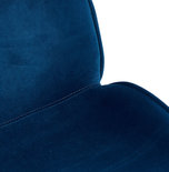 Eetkamerstoel AGATH Blauw-Zwart