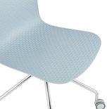 Bureaustoel RULLE Blauw-Chroom