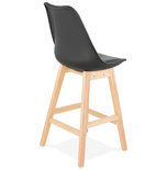 Barkruk APRIL MINI Zwart-Naturel
