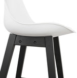 Barkruk APRIL Wit-Zwart