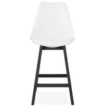 Barkruk APRIL MINI Wit-Zwart