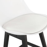 Barkruk APRIL MINI Wit-Zwart