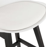 Barkruk APRIL MINI Wit-Zwart