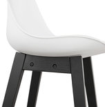 Barkruk APRIL MINI Wit-Zwart