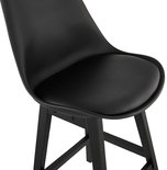 Barkruk APRIL MINI Zwart-Zwart