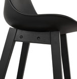 Barkruk APRIL MINI Zwart-Zwart