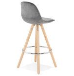Barkruk FRANKY MINI 65 Grijs-Naturel