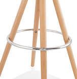 Barkruk FRANKY MINI 65 Grijs-Naturel