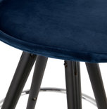 Barkruk FRANKY MINI 65 Blauw-Zwart