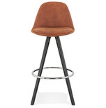 Barkruk AGOUTI MINI 65 Bruin-Zwart