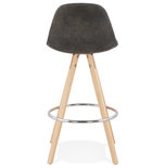 Barkruk AGOUTI MINI 65 Donkergrijs-Naturel
