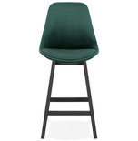 Barkruk BASIL MINI Groen-Zwart