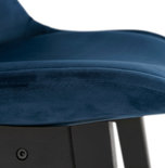 Barkruk BASIL MINI Blauw-Zwart